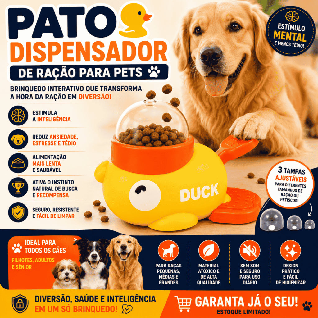 Pato Dispensador de Ração - vista 2