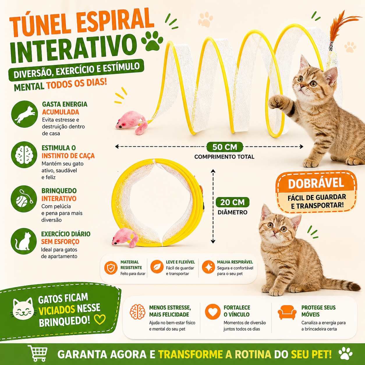 Túnel Interativo Espiral - vista 3