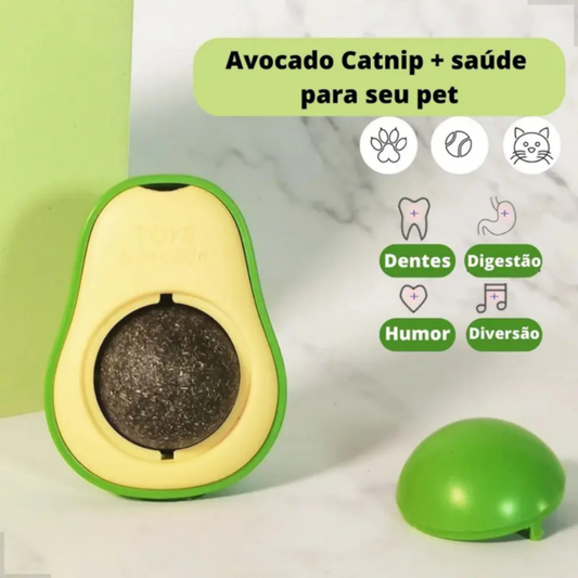 Abacate Catnip Interativo para Gatos