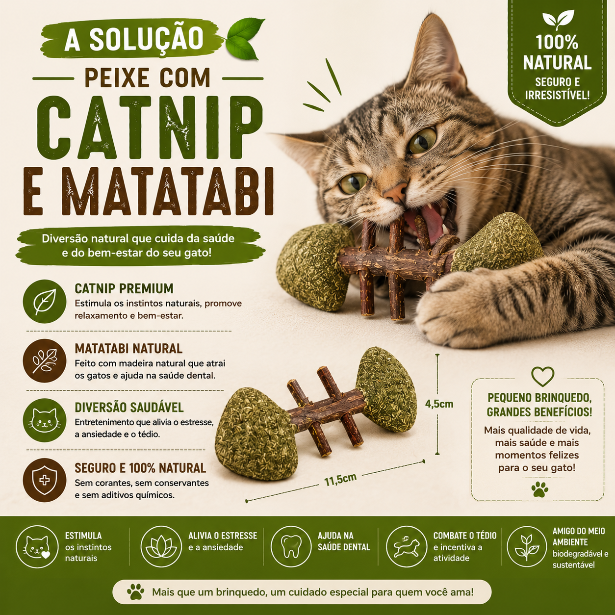 Peixe Interativo Catnip - vista 4