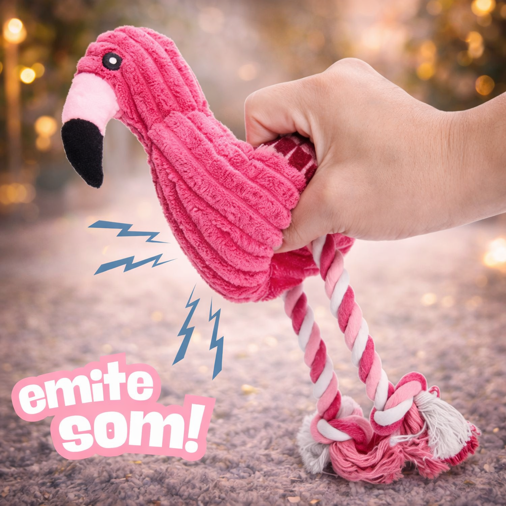 Pelúcia Flamingo com Som - vista 4