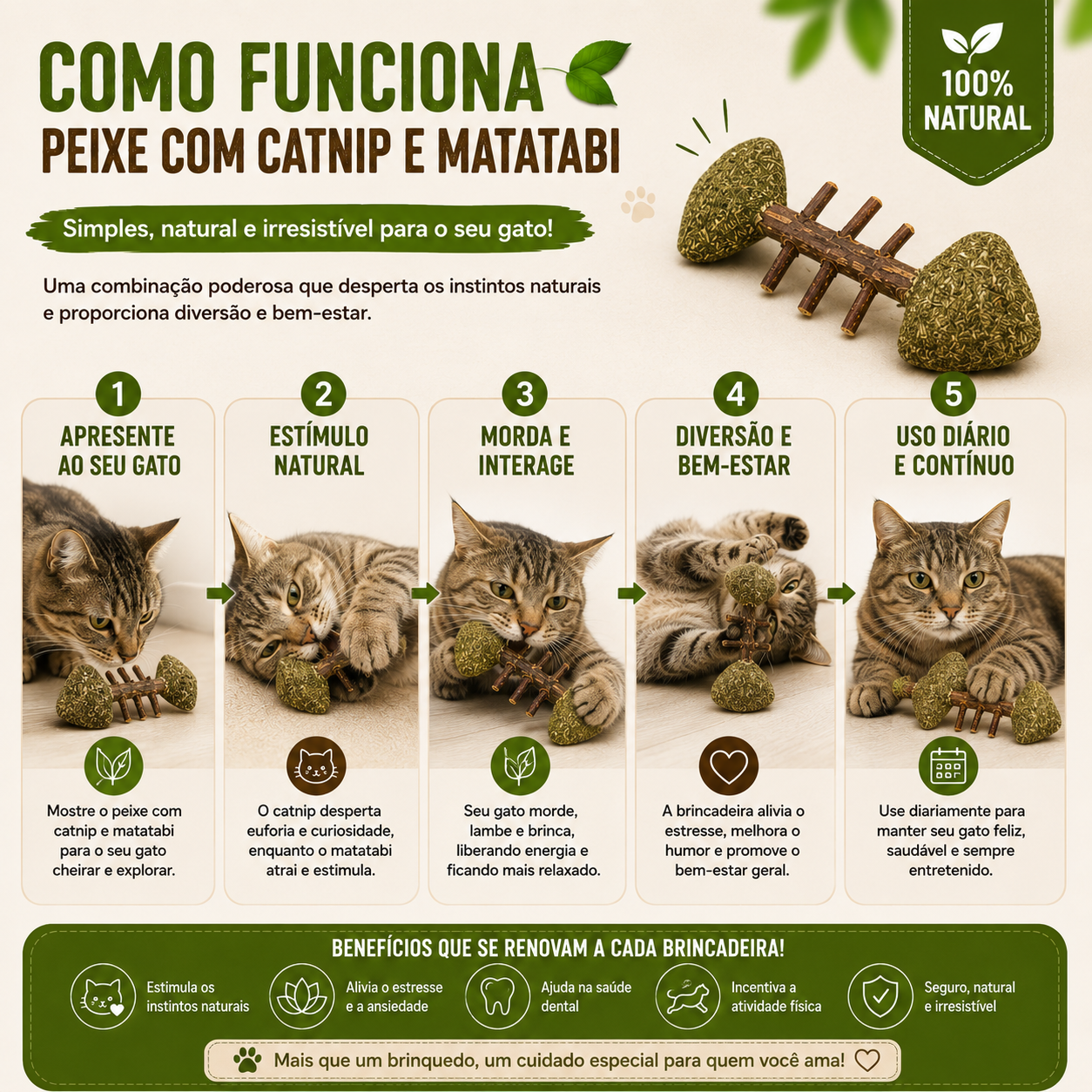 Peixe Interativo Catnip - vista 6